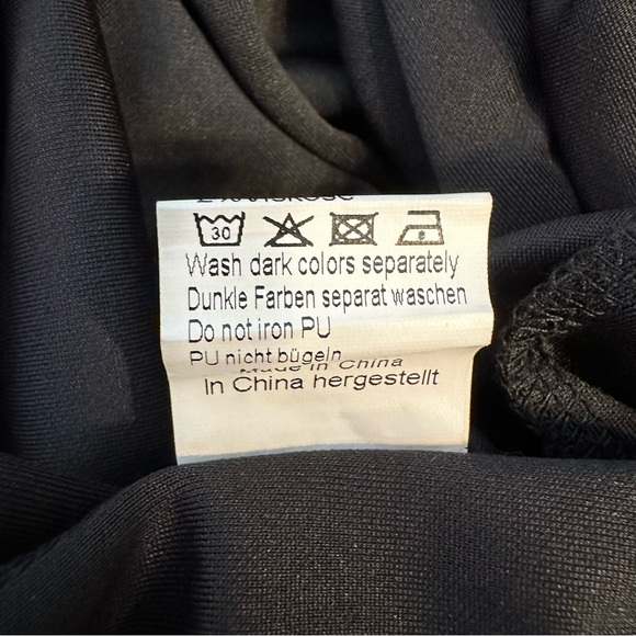 Kate Kasin Black One Shoulder Cocktail Dress size 2X NWT - Picture 12 of 13